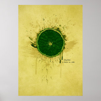 Pôster KEYCHEE é um limão de seda