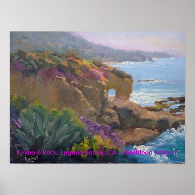 Pôster Keyhole Rock, Laguna Beach, CA ~ Kathleen Robison (Frente)