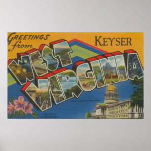 Poster Keyser, West Virginia - grandes cenas da letra