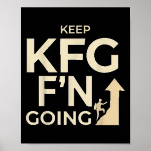 Poster Kfg Continue F'n Indo Ao Estilo Militar