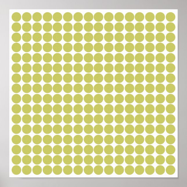 Pôster Khaki Safari Dot (Frente)