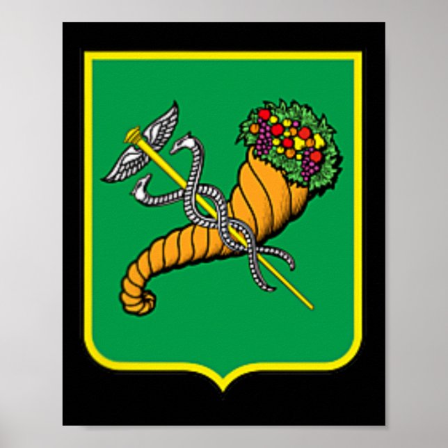 Poster Kharkiv City Flag Ukraine Ukrainian Pride  (Frente)