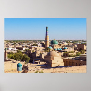 Poster Khiva - Uzbequistão