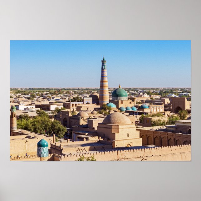 Poster Khiva - Uzbequistão (Frente)