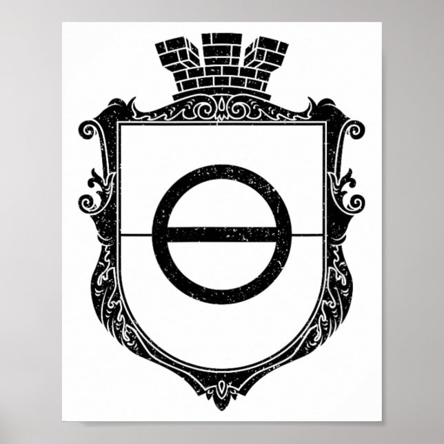 Poster Khmut Ukraine Arms Flag Donetsk Oblast  (Frente)