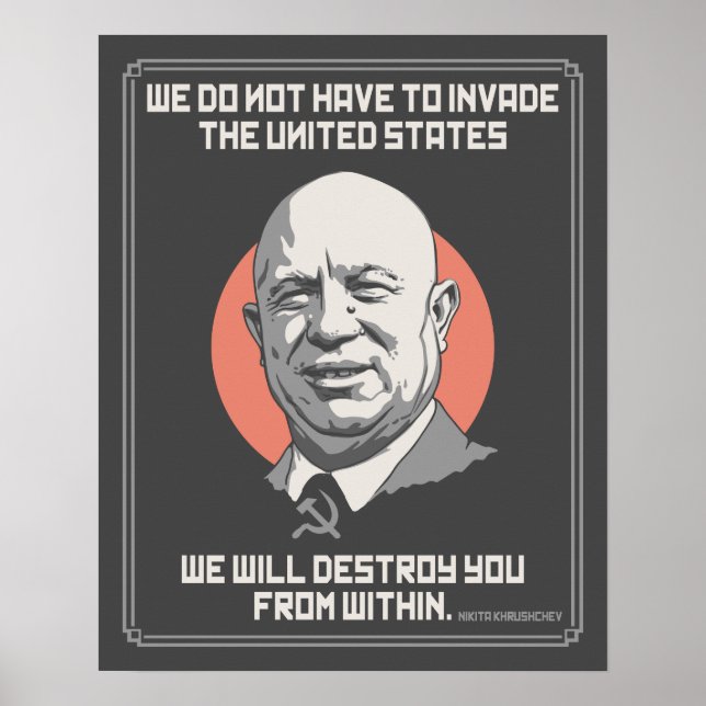 Pôster Khrushchev De Dentro (Frente)
