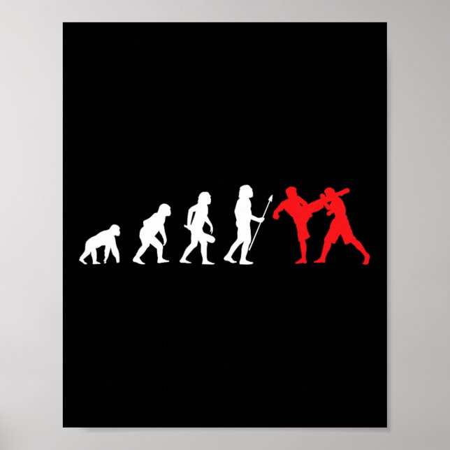 Poster Kick-boxer Treinamento de Desenvolvimento de Kickb (Frente)