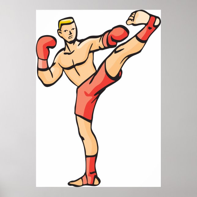 Poster Kick Boxing (Frente)