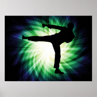 Poster Kick de Karate legal