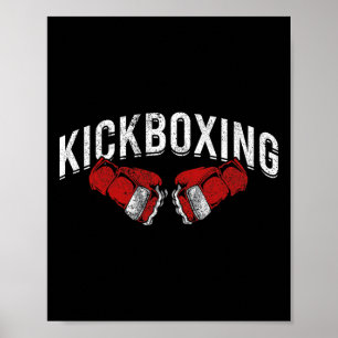 Poster Kickboxer Artes Marciais Kickboxing
