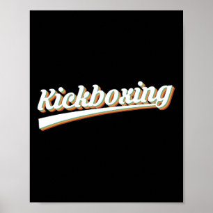 Poster Kickboxer de Kickboxing Retro Vintage 