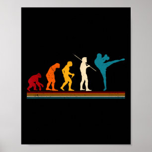 Poster Kickboxer Evolution Kickboxer Karate Boxing Mma