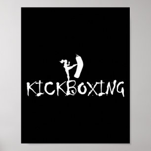 Poster Kickboxer Kickboxing Artes Marciais Boxe Mma Sparr