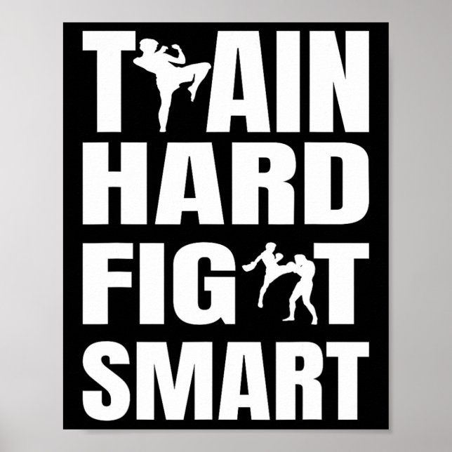 Poster Kickboxer Kickboxing Muay Thai Boxe Tailandesa Mma (Frente)