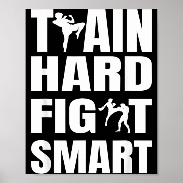 Poster Kickboxer Kickboxing Muay Thai Thai Boxing MMA (Frente)