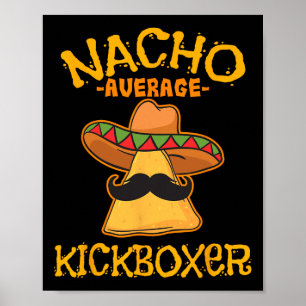 Poster Kickboxer Nacho Médio Cinco De Mayo Kick Mexicano
