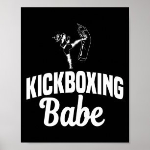 Poster Kickboxing Bybe Kickboxer Karate Boxe Mma Lutador