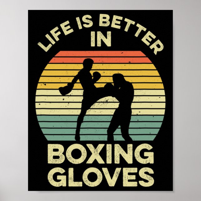 Poster Kickboxing Design For A Muay Thai Fighter  (Frente)