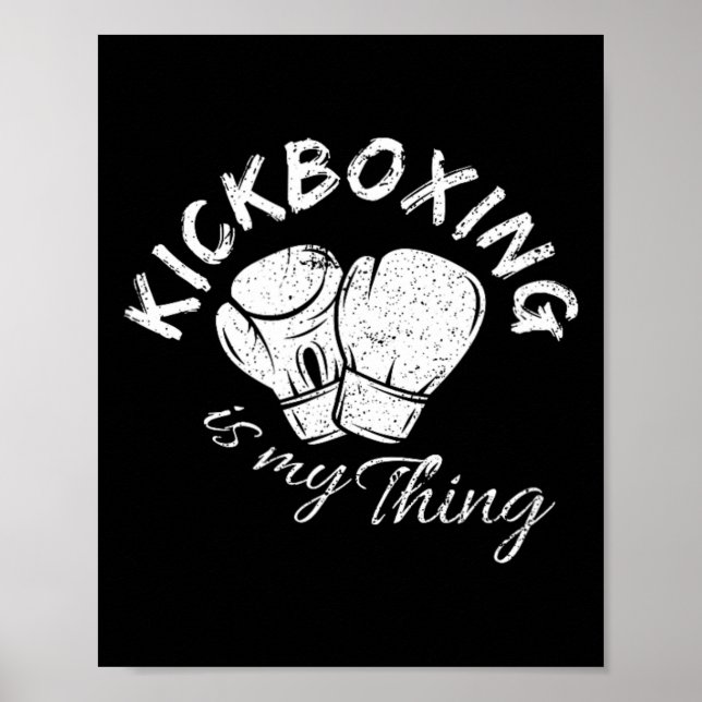 Poster Kickboxing É Minha Coisa  (Frente)