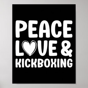 Poster Kickboxing Eu Amo Kickboxing Kickboxer