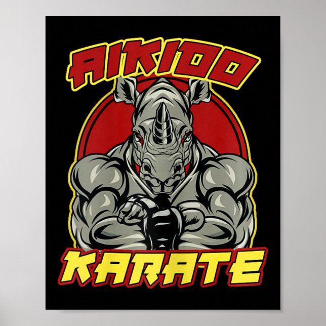Poster Kickboxing Grandpa Martial Arts  (Frente)