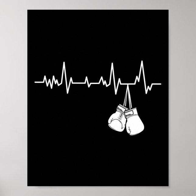 Poster Kickboxing Heartbeat - Autodefesa de Kickboxer Mar (Frente)