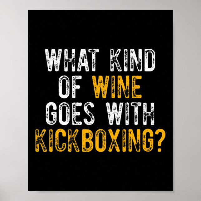 Poster Kickboxing Kick Boxing Workout _1  (Frente)