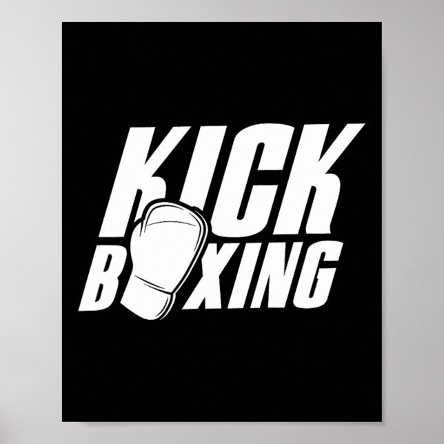 Poster Kickboxing Kickboxer Kickbox Boxe Kickboxe Artes M (Frente)