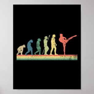 Poster Kickboxing Kickboxer Retro Antigo