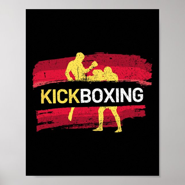 Poster Kickboxing Martial Arts  (Frente)