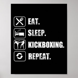 Poster Kickboxing Muay Thai Artes Marciais Tigre Sak Yant