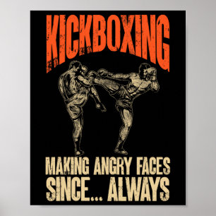Poster Kickboxing Onde Seus Pés Também Ganham Uma Faixa P