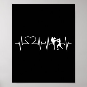 Poster Kickboxing Shirt Kick Boxing Karate Tee