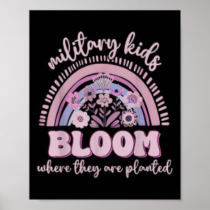 Poster Kid Dandelion Bloom Militar Onde Eles Plantaram