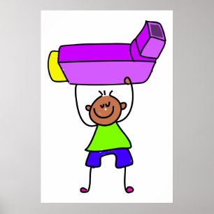 Pôster Kid Inalador