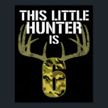 Poster Kids 6th Birthday Hunting  Boys Fun Deer Hunter Gi<br><div class="desc">Kids 6th Birthday Hunting  Boys Fun Deer Hunter Gift Tee</div>