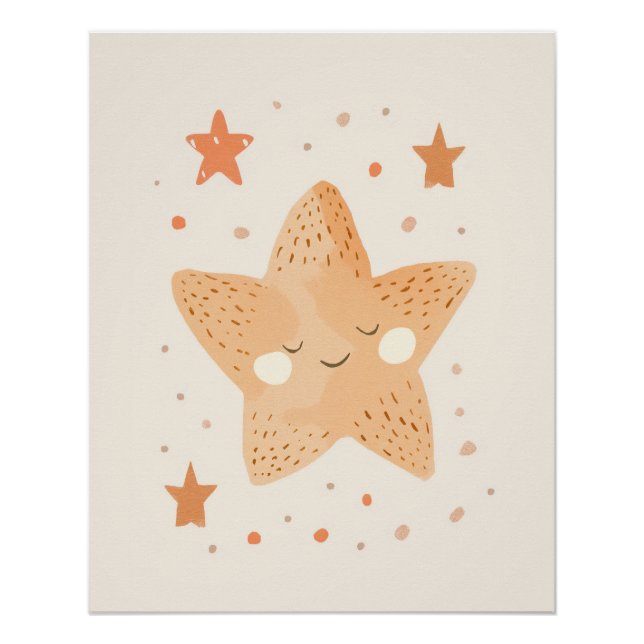Pôster Kids Celestial Nursery Wall Art, Crianças Posters (Frente)