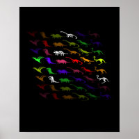Kids cool rainbow colorful cute dinosaur