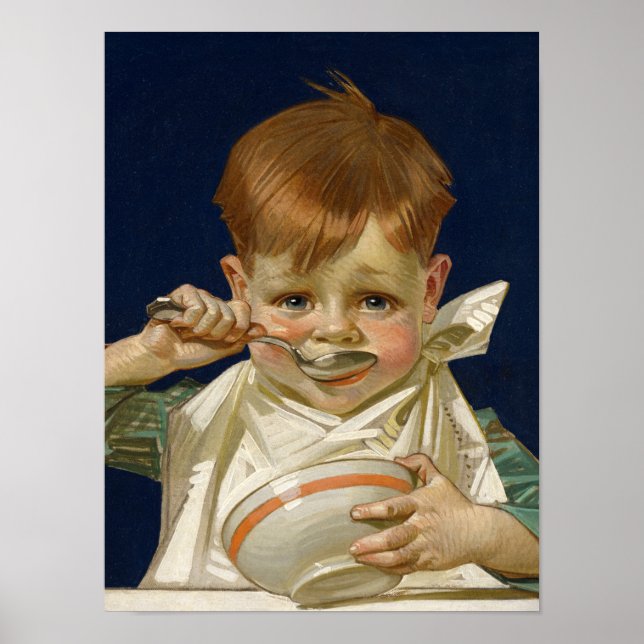 Poster Kids de Kellogg, 1920 por J. C. Leyendecker (Frente)
