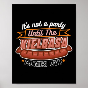 Poster Kielbasa Polônia Meat Sausation Comida Lover Homen