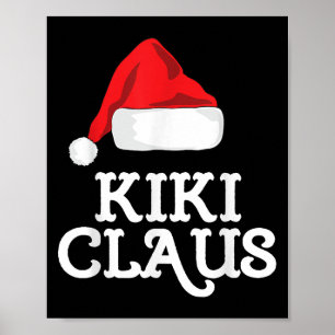Poster Kiki Claus Papai noel de Natal na Família Pajama X