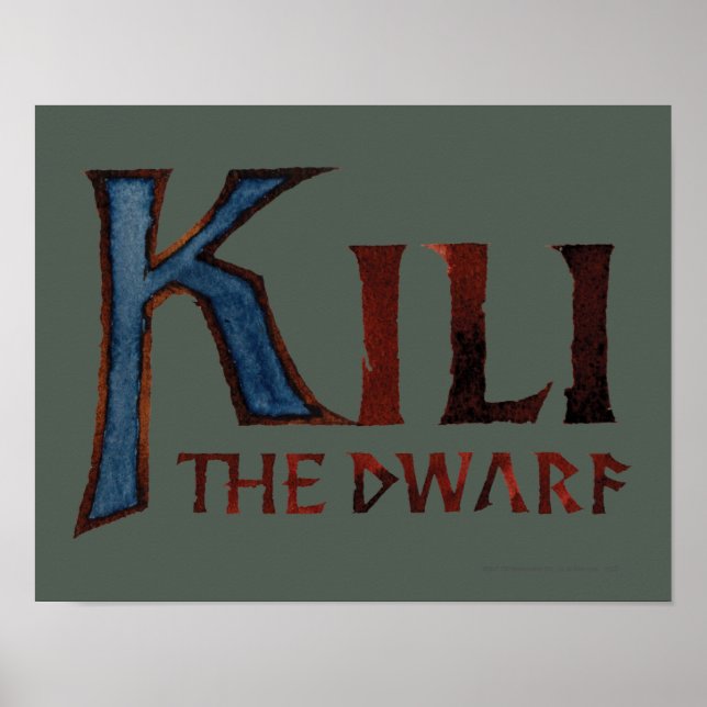 Poster KILI THE DWARF™ Name (Frente)