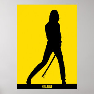 Poster KILL BILL  Minimal Silhouette