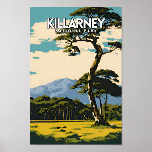 Poster Killarney National Park Viagens vintage PS