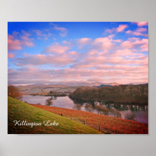 Poster Killington Lake District England Holiday