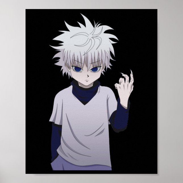 Poster Killua Zoldyck Sticker (Frente)