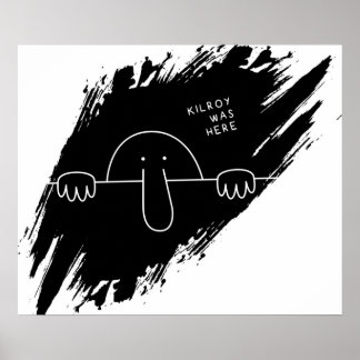 Poster Kilroy Estava Aqui