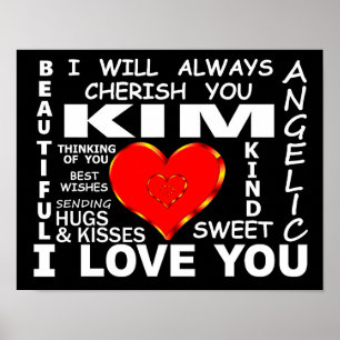 Poster Kim I Te Amo