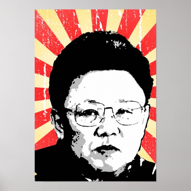 Pôster Kim Jong Il (Frente)