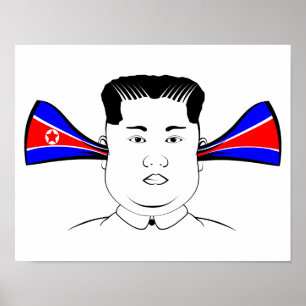 Pôster Kim Jong Un